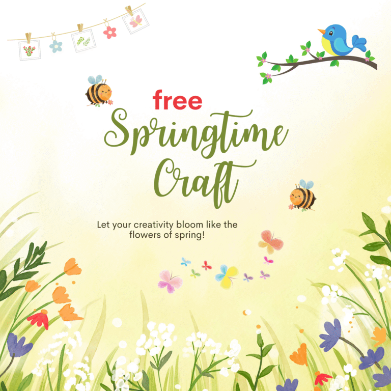 Free School Holiday Craft