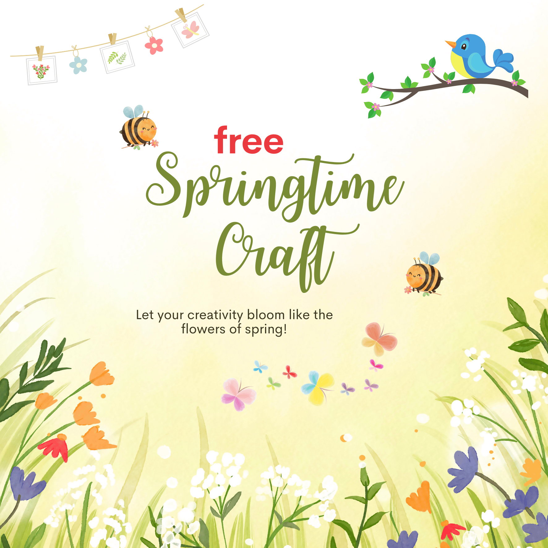 Free School Holiday Craft